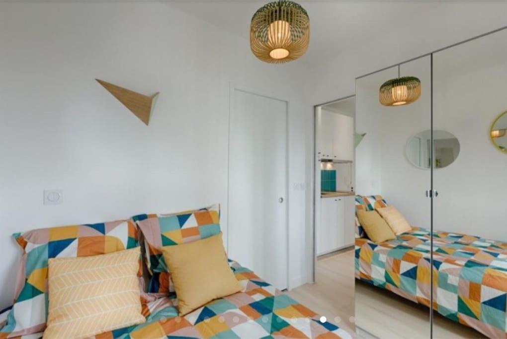 Charmant 2 Pieces Calme Et Cosy Apartment Paris Exterior photo